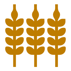 Icono de hoja amarilla sobre fondo naranja, representando la naturaleza y la sostenibilidad. Ideal para temas de ecología y medio ambiente.